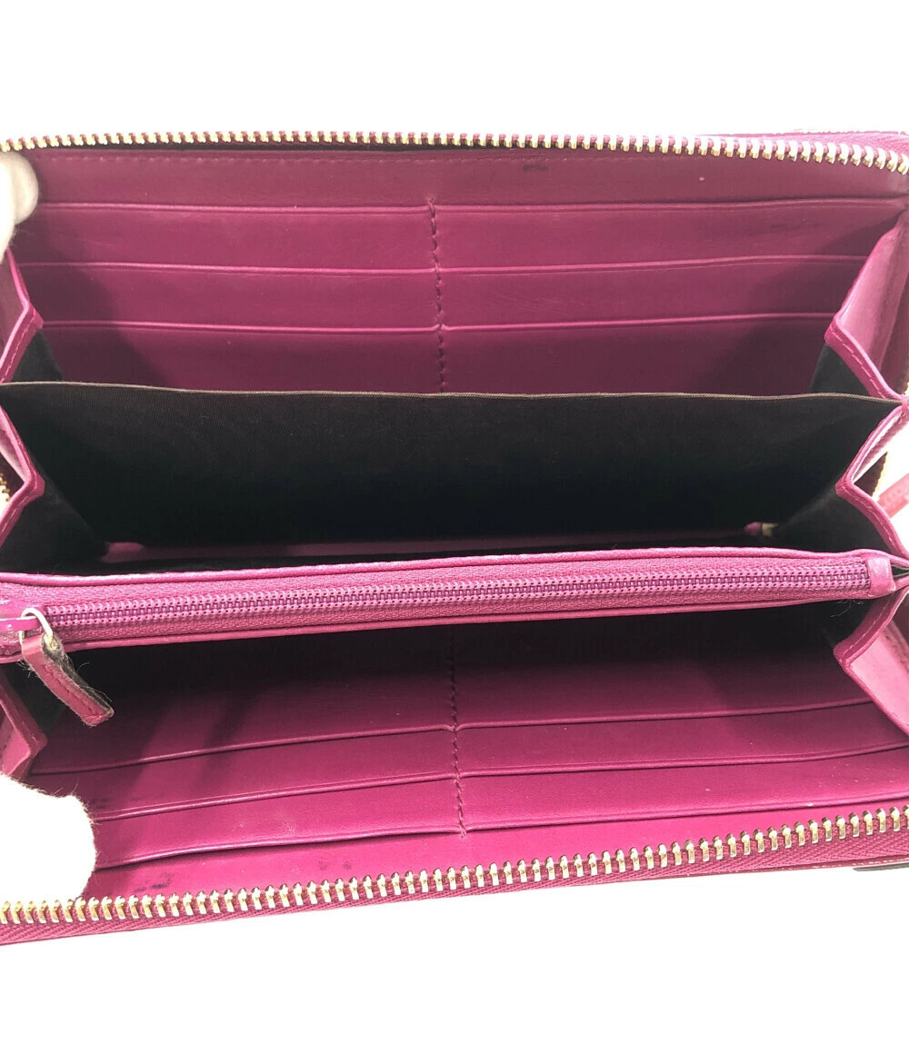 Gucci Zipper Wallet Long Round Black